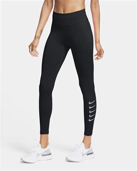 nike swoosh run leggings